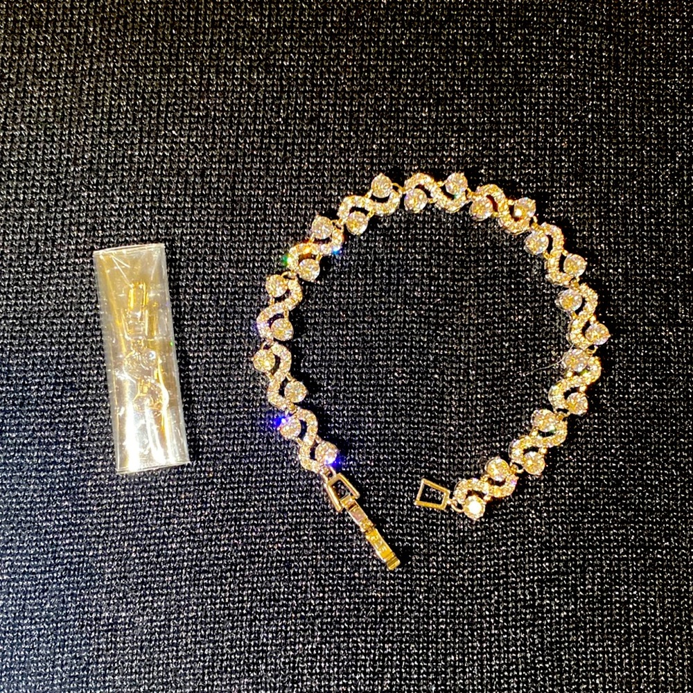 Bracelets with cubic zirconia stone brides party